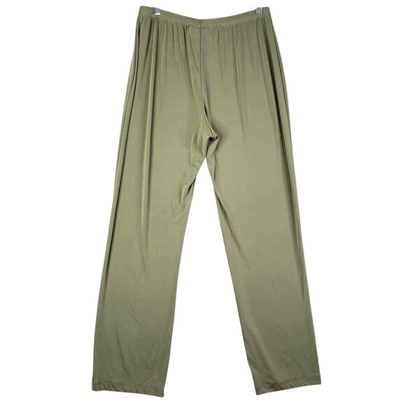 Chicos Additions Pants Leggings Women’s Size 3 US XL Green Pull On Slinky - Picture 3 of 6